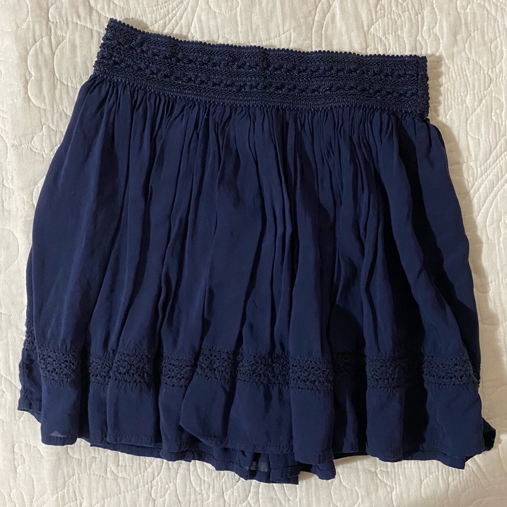 AEROPOSTALE DARK BLUE SKIRT